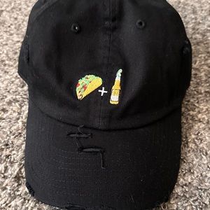 Tacos/beer hat